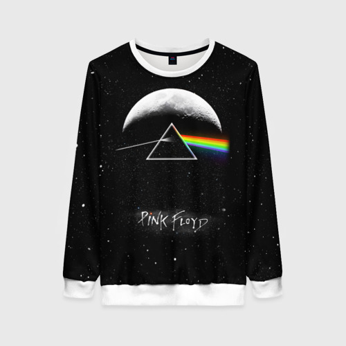 Женский свитшот 3D Pink Floyd logo Пинк флойд звезды, цвет 3D печать