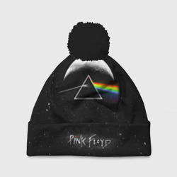 Шапка 3D c помпоном Pink Floyd logo Пинк флойд звезды