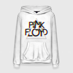 Женская толстовка 3D Pink Floyd logo Пинк флойд глитч