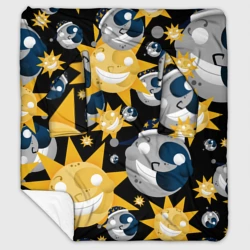 Плед с рукавами Солнце и Луна из FNAF Security Breach. Паттерн