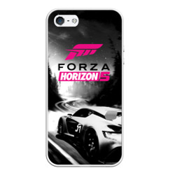 Чехол для iPhone 5/5S матовый Forza Horizon 5 - night race