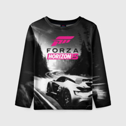 Детский лонгслив 3D Forza Horizon 5 - night race