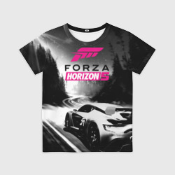 Детская футболка 3D Forza Horizon 5 - night race