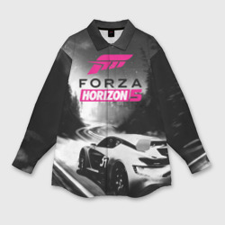 Мужская рубашка oversize 3D Forza Horizon 5 - night race