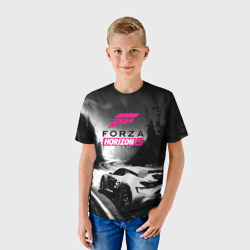 Детская футболка 3D Forza Horizon 5 - night race - фото 2