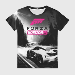 Женская футболка 3D Forza Horizon 5 - night race