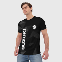 Мужская футболка 3D Сузуки, Suzuki Геометрия - фото 2