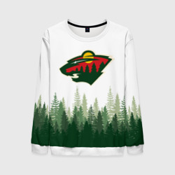 Мужской свитшот 3D Minnesota Wild, Миннесота Уайлд Лес