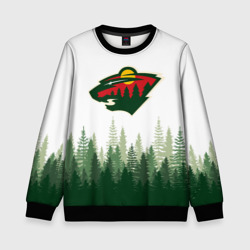 Детский свитшот 3D Minnesota Wild, Миннесота Уайлд Лес