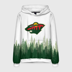 Мужская толстовка 3D Minnesota Wild, Миннесота Уайлд Лес