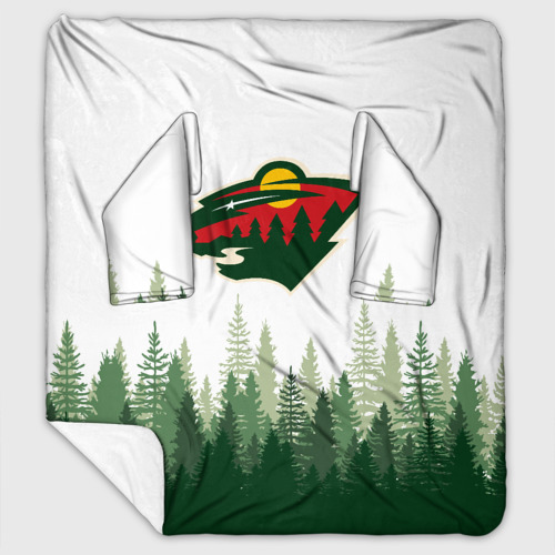 Плед с рукавами Minnesota Wild, Миннесота Уайлд Лес