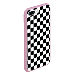 Чехол для iPhone 7Plus/8 Plus матовый Chess Squares Cubes - фото 2