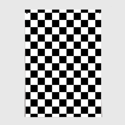 Постер Chess Squares Cubes