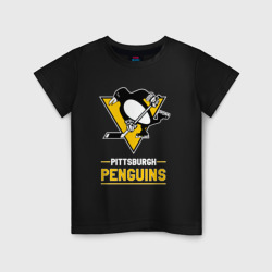 Детская футболка хлопок Питтсбург Пингвинз , Pittsburgh Penguins