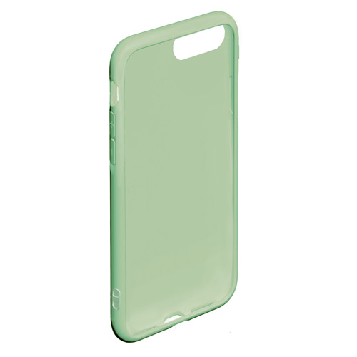 Чехол для iPhone 7Plus/8 Plus матовый Хильда гладит лисенка, цвет салатовый - фото 4