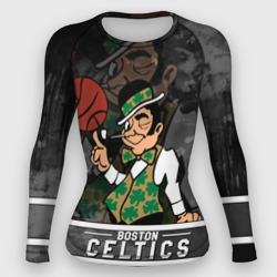 Женский рашгард 3D Boston Celtics , Бостон Селтикс