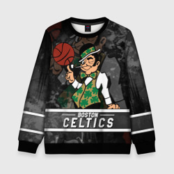 Детский свитшот 3D Boston Celtics , Бостон Селтикс