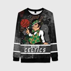 Женский свитшот 3D Boston Celtics , Бостон Селтикс