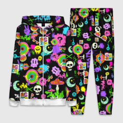 Женский костюм 3D Acid Pop-art emoji pattern