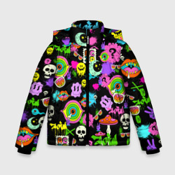 Зимняя куртка для мальчиков 3D ACID Pop-art emoji