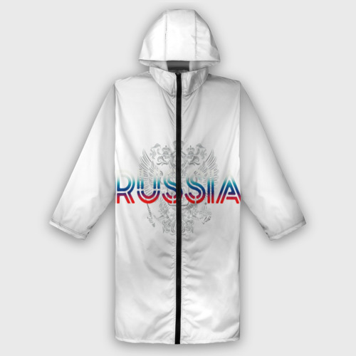 Мужской дождевик 3D Russia Sport Team, цвет белый