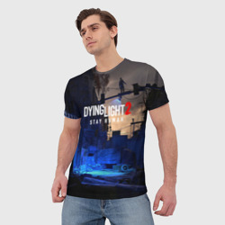 Мужская футболка 3D Dyng Light 2: Stay Human - Приближается ночь - фото 2
