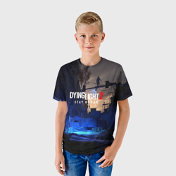 Детская футболка 3D Dyng Light 2: Stay Human - Приближается ночь - фото 2