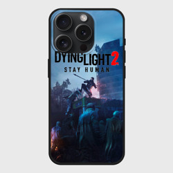 Чехол силиконовый для Apple iPhone 15 Pro матовый Dying Light: Stay Human