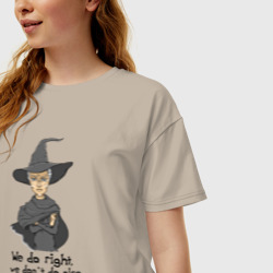 Женская футболка хлопок Oversize Granny Weatherwax - фото 2