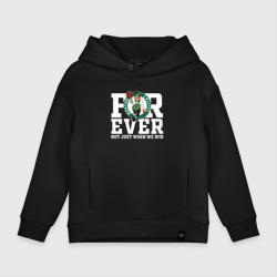 Детское худи Oversize хлопок Forever not just when We win, Boston Celtics, Бостон Селтикс