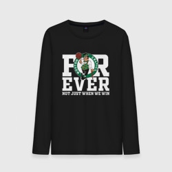 Мужской лонгслив хлопок Forever not just when We win, Boston Celtics, Бостон Селтикс