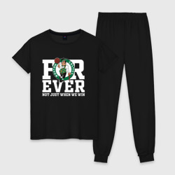 Женская пижама хлопок Forever not just when We win, Boston Celtics, Бостон Селтикс