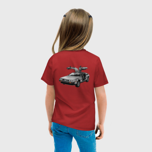 Детская футболка хлопок Назад в будущее 2022 ltd, цвет красный - фото 6