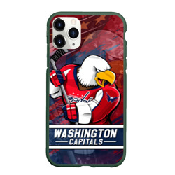 Чехол для iPhone 11 Pro матовый Вашингтон Кэпиталз Washington Capitals