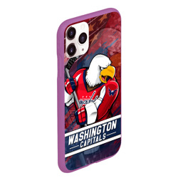 Чехол для iPhone 11 Pro Max матовый Вашингтон Кэпиталз Washington Capitals - фото 2