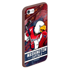 Чехол для iPhone 5/5S матовый Вашингтон Кэпиталз Washington Capitals - фото 2