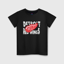 Детская футболка хлопок Детройт Ред Уингз Detroit Red Wings