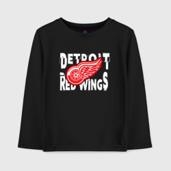 Детский лонгслив хлопок Детройт Ред Уингз Detroit Red Wings