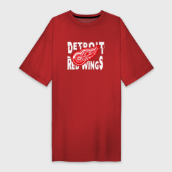 Платье-футболка хлопок Детройт Ред Уингз Detroit Red Wings