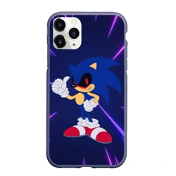 Чехол для iPhone 11 Pro Max матовый Sonic EXE Соник