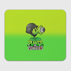 Прямоугольный коврик для мышки Plants vs. Zombies - Горохомёт