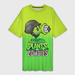 Платье-футболка 3D Plants vs. Zombies - Горохомёт