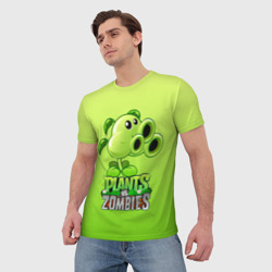 Мужская футболка 3D Lants vs. Zombies - Тристрел - фото 2