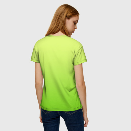 Женская футболка 3D Plants vs. Zombies - Горохострел, цвет 3D печать - фото 4