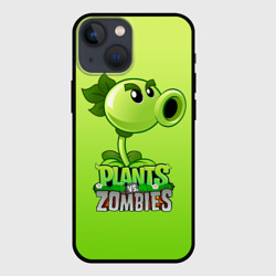 Чехол для iPhone 13 mini Plants vs. Zombies - Горохострел