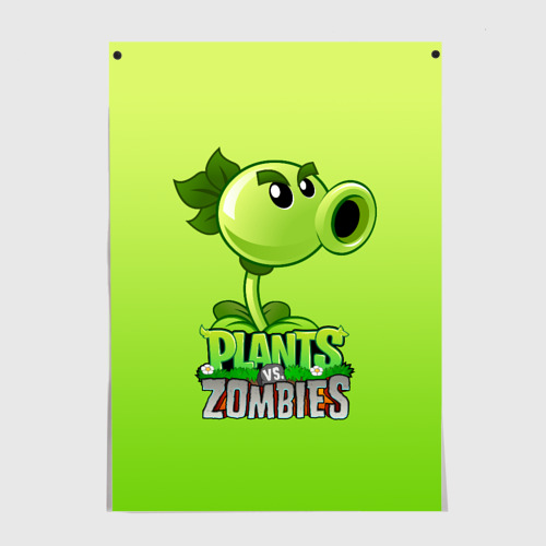 Постер Plants vs. Zombies - Горохострел