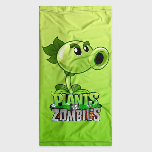 Бандана-труба 3D Plants vs. Zombies - Горохострел, цвет 3D печать - фото 7