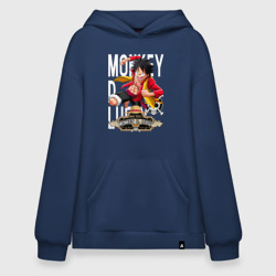 Худи SuperOversize хлопок One Piece Monkey Большой Куш Манки