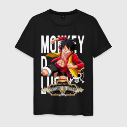 Мужская футболка хлопок One Piece Monkey Большой Куш Манки