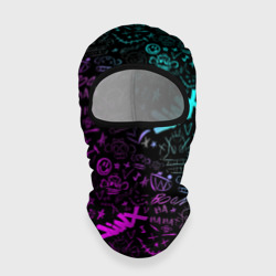 Балаклава 3D League Of Legends - Arcane неон логотипы